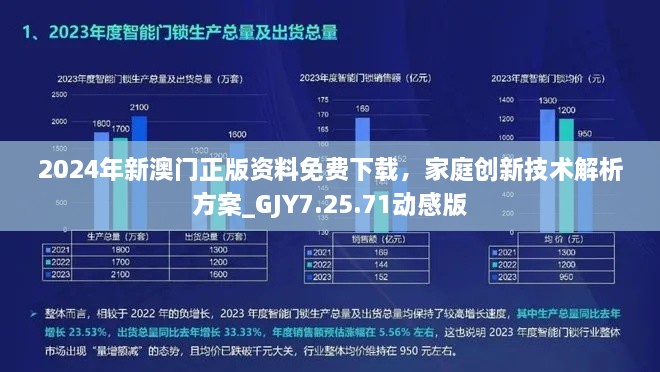 2024年新澳门正版资料免费下载，家庭创新技术解析方案_GJY7.25.71动感版