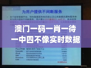 澳门一码一肖一待一中四不像实时数据解析_ETC9.20.93物联网版本