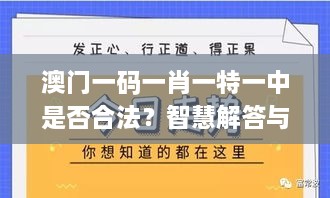 澳门一码一肖一特一中是否合法？智慧解答与方案解析_OUI8.80.62潮流版