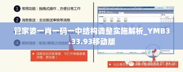 管家婆一肖一码一中结构调整实施解析_YMB3.33.93移动版