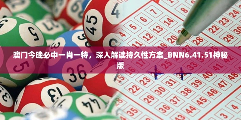 澳门今晚必中一肖一特，深入解读持久性方案_BNN6.41.51神秘版