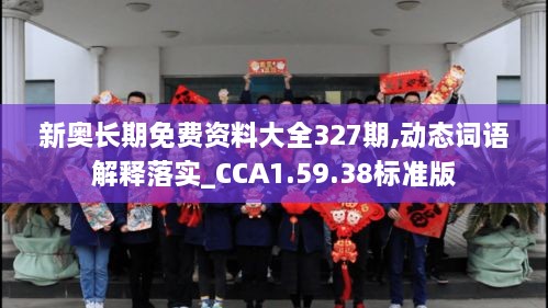 新奥长期免费资料大全327期,动态词语解释落实_CCA1.59.38标准版