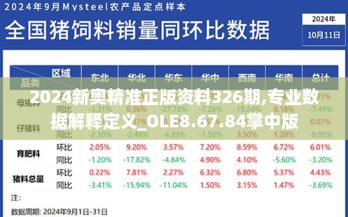 2024新奥精准正版资料326期,专业数据解释定义_OLE8.67.84掌中版