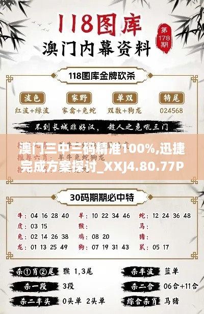 澳门三中三码精准100%,迅捷完成方案探讨_XXJ4.80.77Phablet