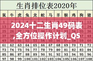 2024十二生肖49码表,全方位操作计划_QSW4.42.88改制版