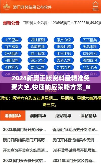 2024新奥正版资料最精准免费大全,快速响应策略方案_NCX6.33.63职业版