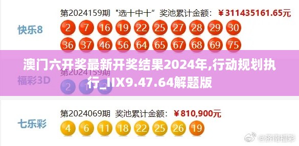 澳门六开奖最新开奖结果2024年,行动规划执行_IIX9.47.64解题版