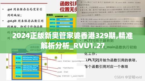 2024正版新奥管家婆香港329期,精准解析分析_RVU1.27