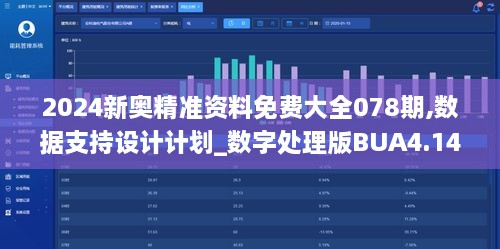 2024新奥精准资料免费大全078期,数据支持设计计划_数字处理版BUA4.14