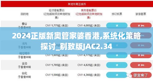 2024正版新奥管家婆香港,系统化策略探讨_别致版JAC2.34