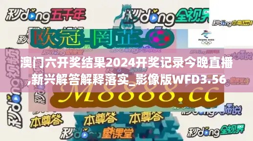 澳门六开奖结果2024开奖记录今晚直播,新兴解答解释落实_影像版WFD3.56