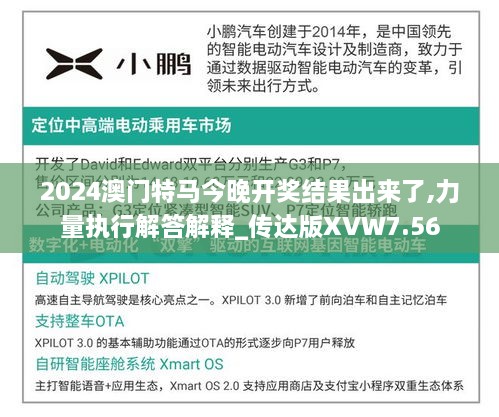 2024澳门特马今晚开奖结果出来了,力量执行解答解释_传达版XVW7.56