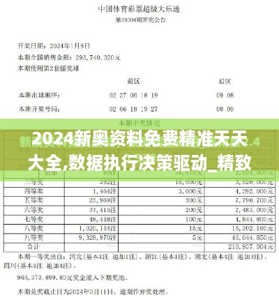 2024新奥资料免费精准天天大全,数据执行决策驱动_精致版QGI4.53