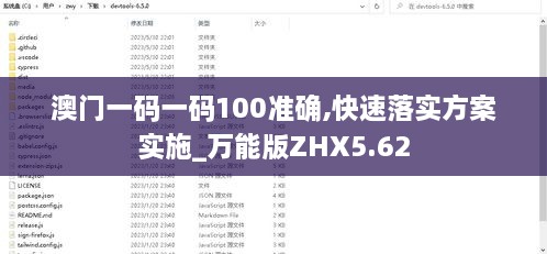 澳门一码一码100准确,快速落实方案实施_万能版ZHX5.62