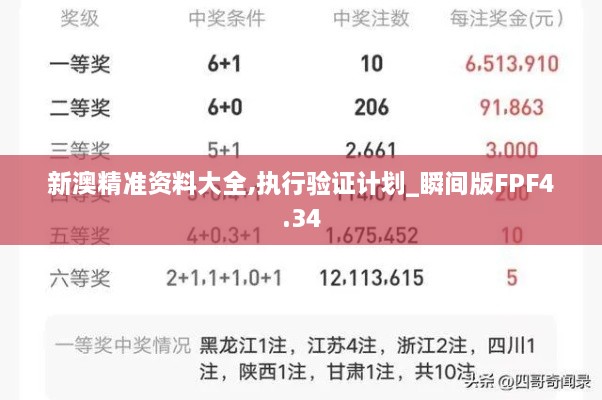 新澳精准资料大全,执行验证计划_瞬间版FPF4.34