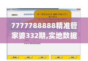 7777788888精准管家婆332期,实地数据验证执行_UGA2.33