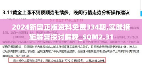 2024新奥正版资料免费334期,实践措施解答探讨解释_SQM2.31