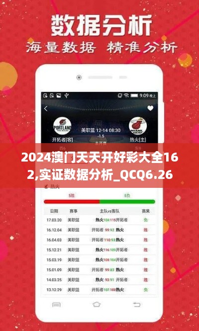 2024澳门天天开好彩大全162,实证数据分析_QCQ6.26