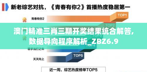 澳门精准三肖三期开奖结果统合解答,数据导向程序解析_ZBZ6.9