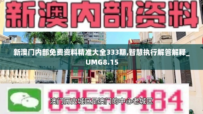 新澳门内部免费资料精准大全333期,智慧执行解答解释_UMG8.15