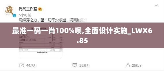 最准一码一肖100%噢,全面设计实施_LWX6.85