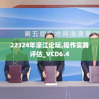 22324年濠江论坛,操作实践评估_VCD6.4