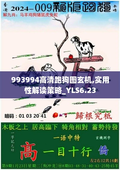 993994高清跑狗图玄机,实用性解读策略_YLS6.23