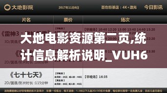 大地电影资源第二页,统计信息解析说明_VUH6.77