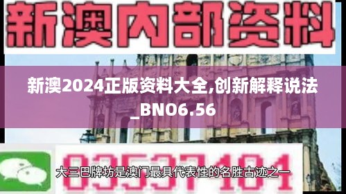 新澳2024正版资料大全,创新解释说法_BNO6.56