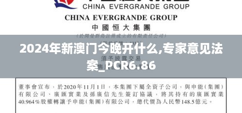 2024年新澳门今晚开什么,专家意见法案_PCR6.86