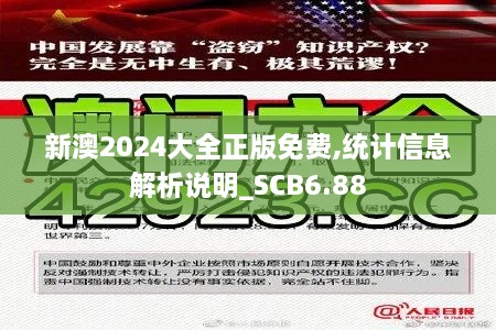 新澳2024大全正版免费,统计信息解析说明_SCB6.88