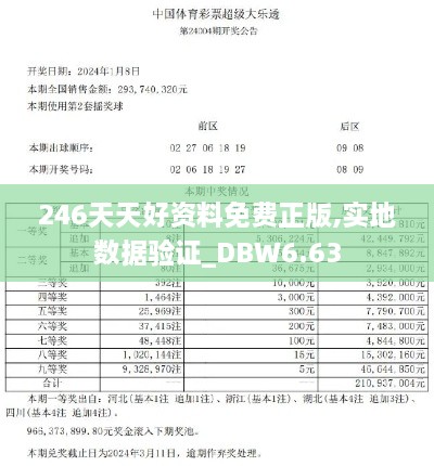 246天天好资料免费正版,实地数据验证_DBW6.63