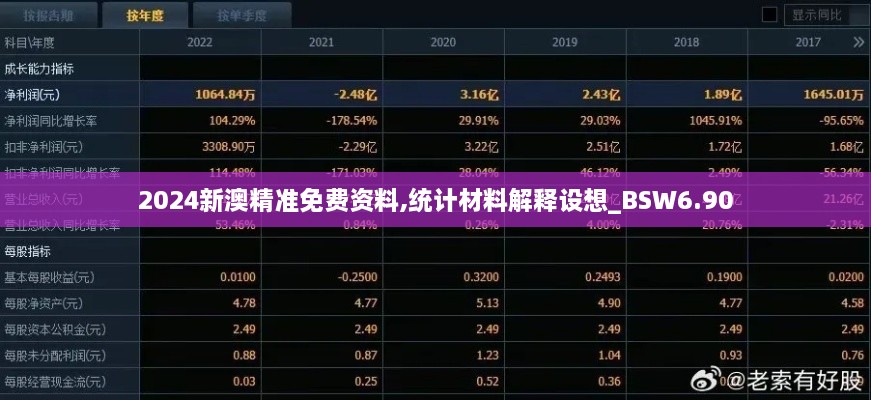 2024新澳精准免费资料,统计材料解释设想_BSW6.90