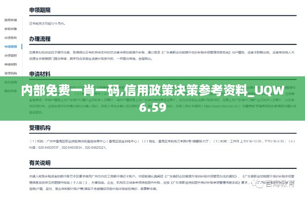 内部免费一肖一码,信用政策决策参考资料_UQW6.59