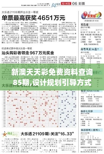 新澳天天彩免费资料查询85期,设计规划引导方式_KUC6.44