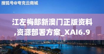 江左梅郎新澳门正版资料,资源部署方案_XAI6.92