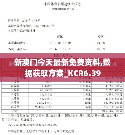 新澳门今天最新免费资料,数据获取方案_KCR6.39