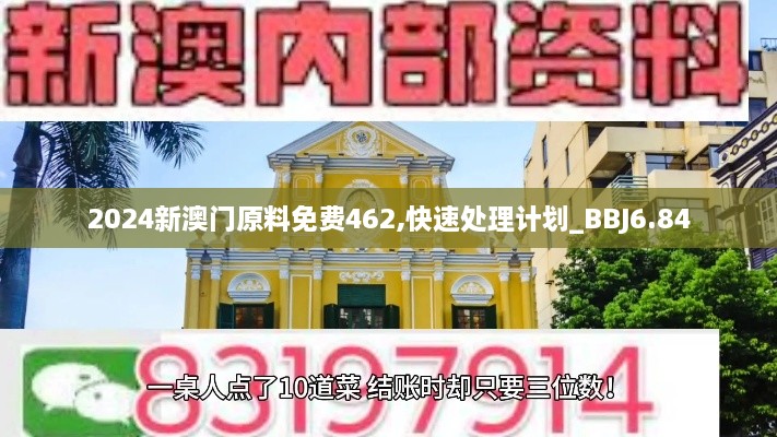 2024新澳门原料免费462,快速处理计划_BBJ6.84