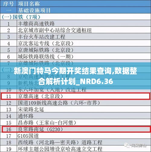 新澳门特马今期开奖结果查询,数据整合解析计划_NRD6.36