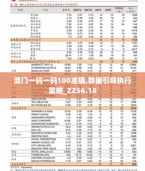 澳门一码一码100准确,数据引导执行策略_ZZS6.18