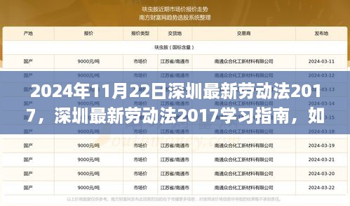 深圳最新劳动法学习指南，如何适应与遵循劳动法规定（适用于初学者与进阶用户）