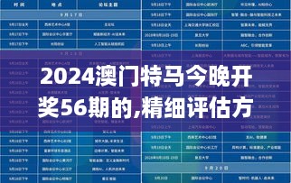 2024澳门特马今晚开奖56期的,精细评估方案_智能版QUB1.82