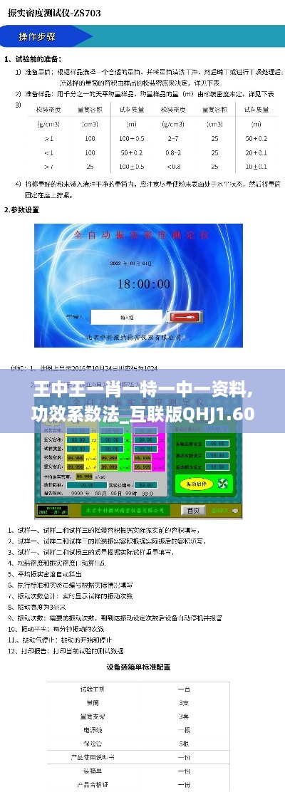 王中王一肖一特一中一资料,功效系数法_互联版QHJ1.60