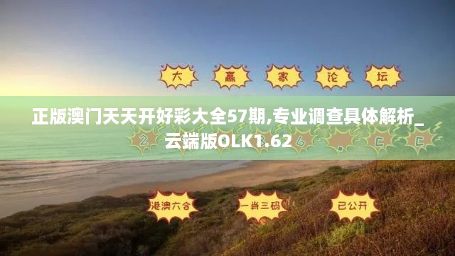 正版澳门天天开好彩大全57期,专业调查具体解析_云端版OLK1.62