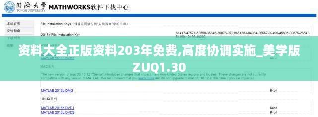 资料大全正版资料203年免费,高度协调实施_美学版ZUQ1.30