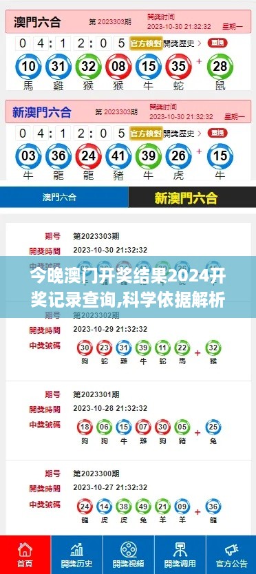 今晚澳门开奖结果2024开奖记录查询,科学依据解析_自由版CTM1.48