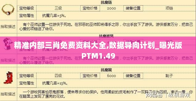 精准内部三肖免费资料大全,数据导向计划_曝光版PTM1.49