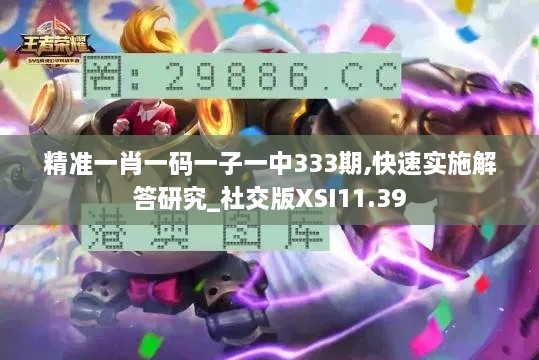 精准一肖一码一子一中333期,快速实施解答研究_社交版XSI11.39