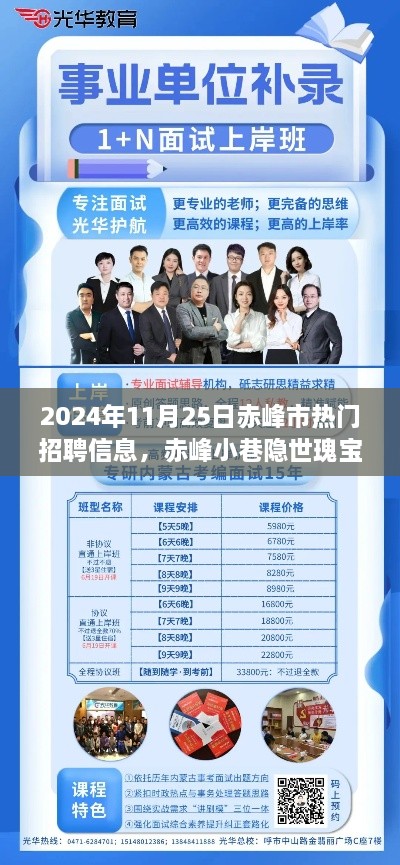 2024年11月赤峰市热门招聘信息揭秘，小巷隐世小店探寻之旅