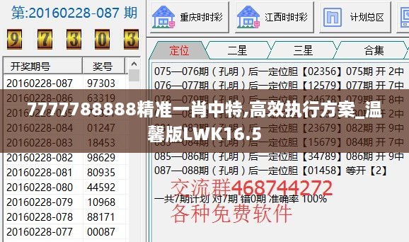 7777788888精准一肖中特,高效执行方案_温馨版LWK16.5